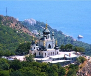Вид на Форосскую церковь